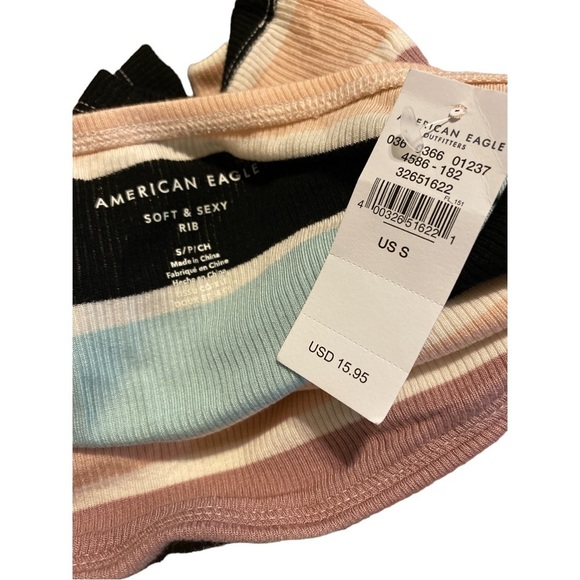 🦅ae Soft & Sexy Rib Tube Top - Size S - Picture 3 of 3